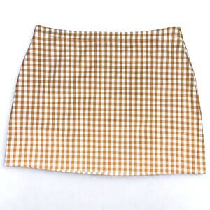 J Crew Skirt Natasha Stretch Sz 16 High Rise Preppy Coastal Dark Sugar Sidewalk